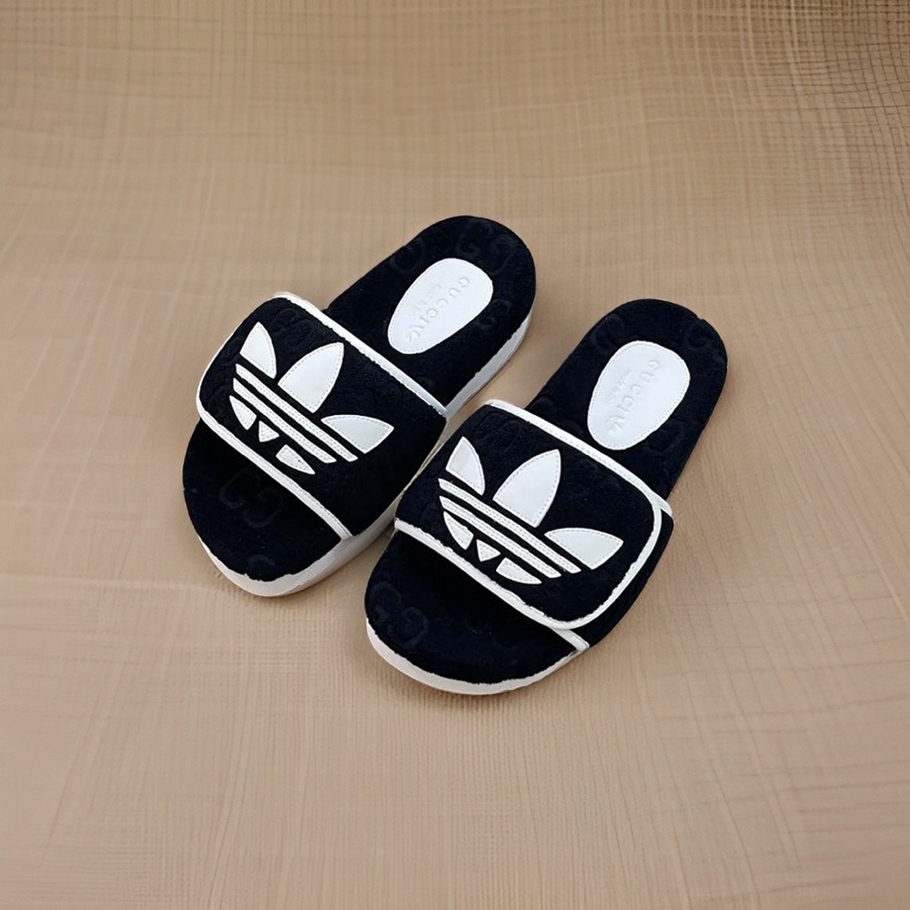 Gucci x Slide Sandal 'Black GG Monogram'